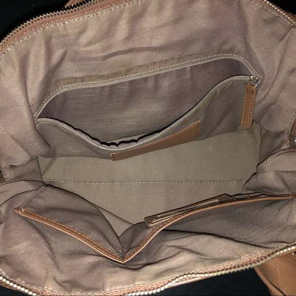 Brown and beige Calvin Klein purse - Picture 5 of 9